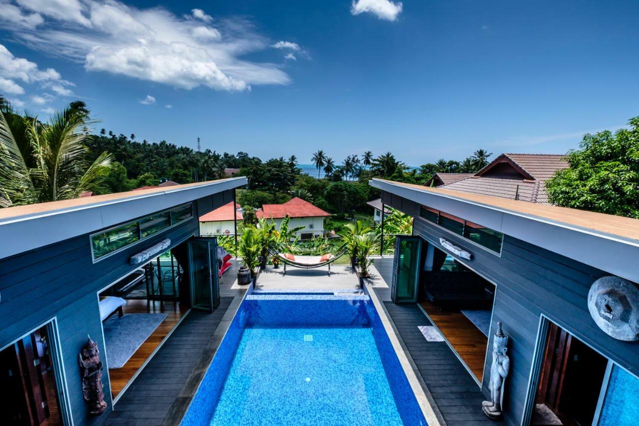 Stunning Villa With Ocean Views And Free Car Lamai Exteriér fotografie