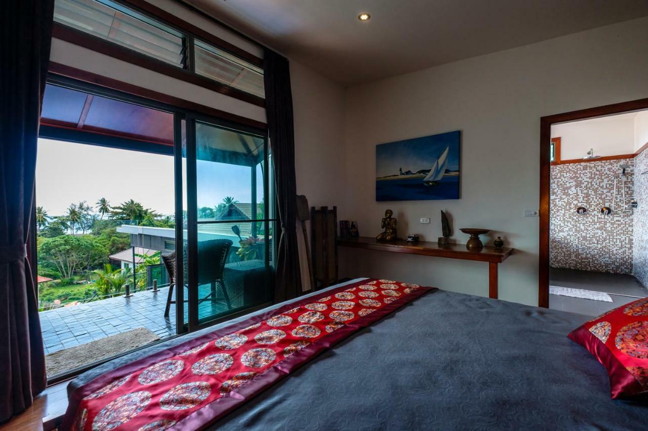 Stunning Villa With Ocean Views And Free Car Lamai Exteriér fotografie