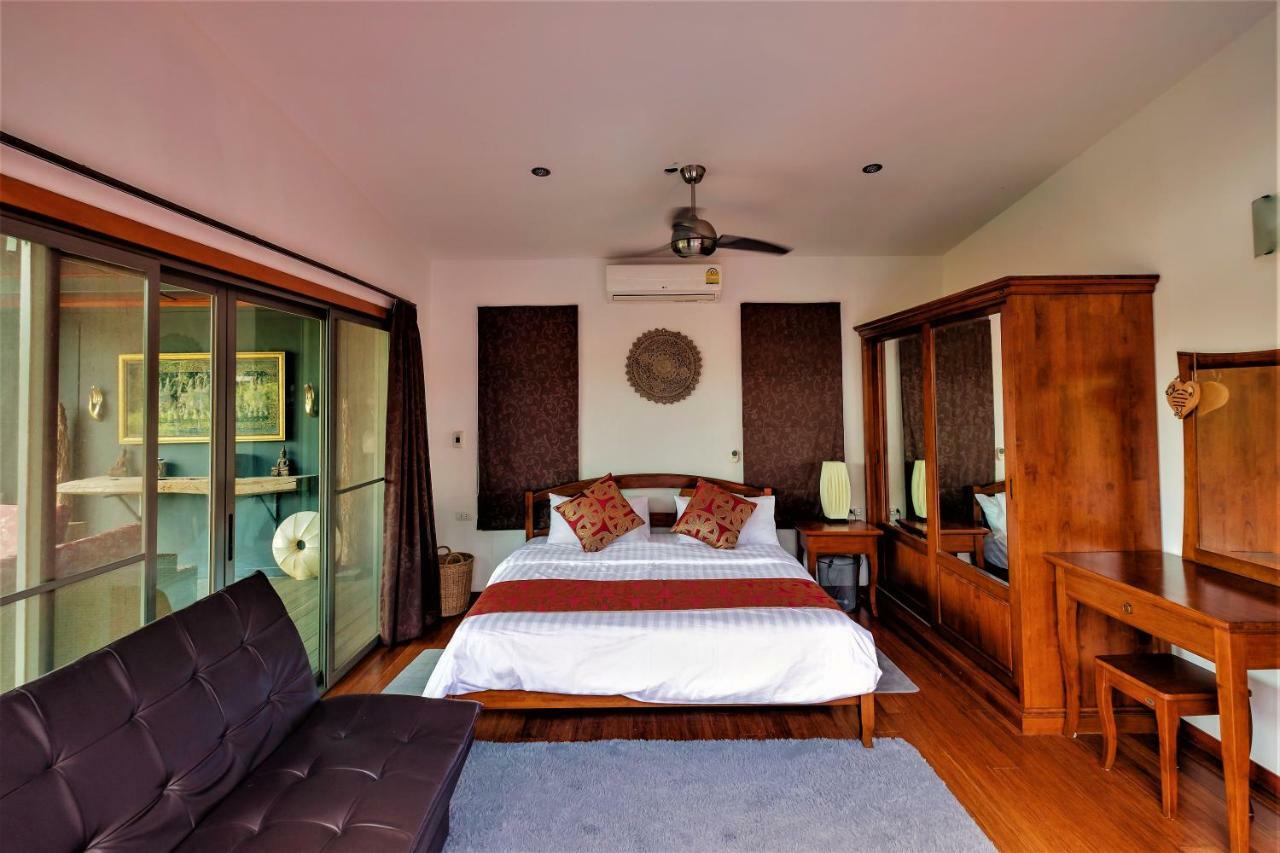 Stunning Villa With Ocean Views And Free Car Lamai Exteriér fotografie