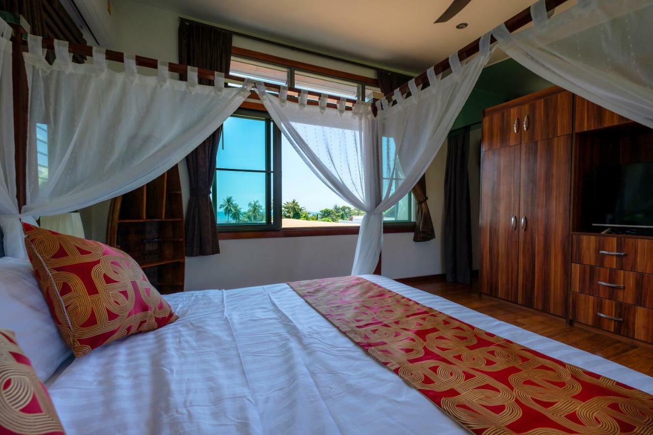 Stunning Villa With Ocean Views And Free Car Lamai Exteriér fotografie