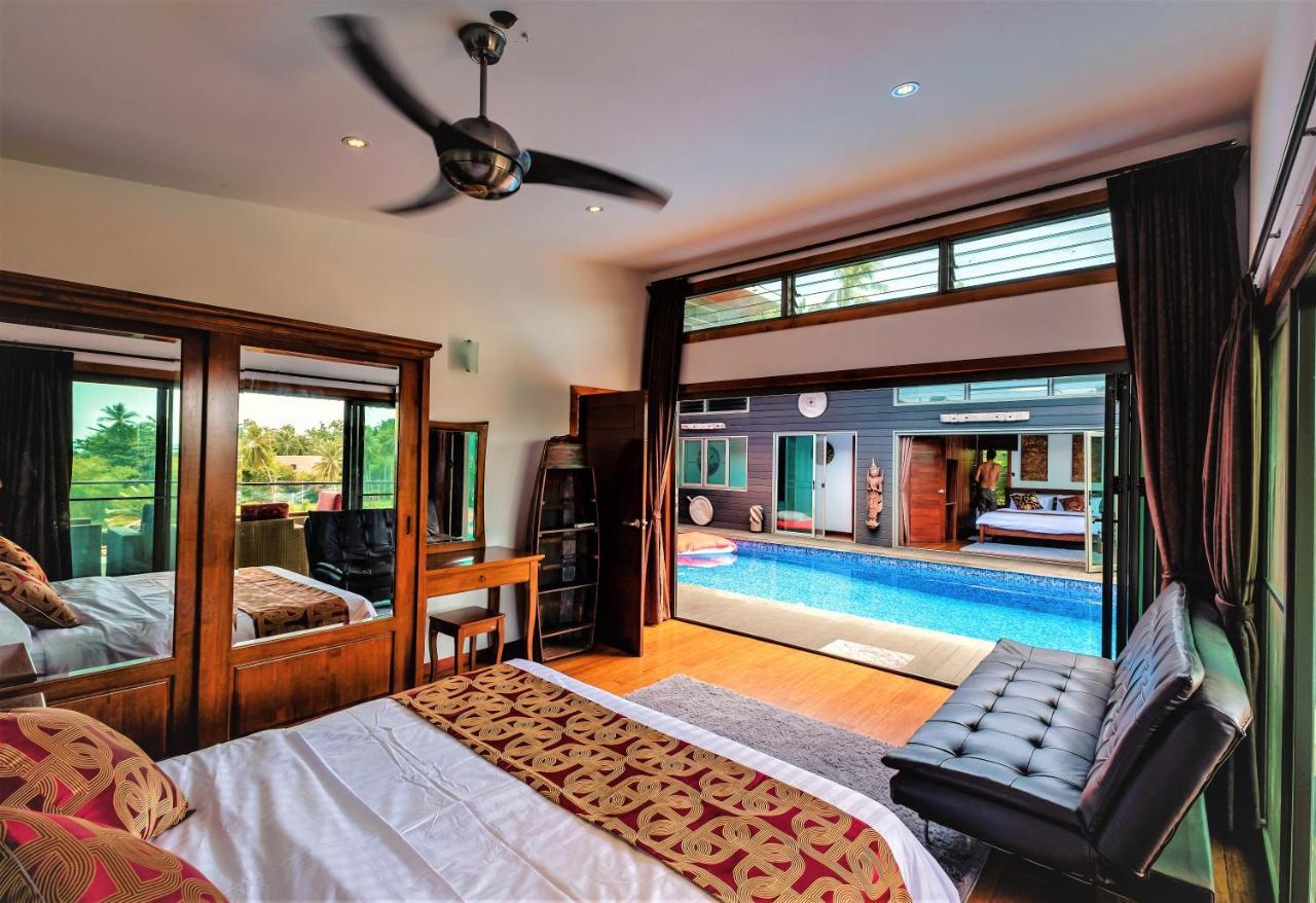 Stunning Villa With Ocean Views And Free Car Lamai Exteriér fotografie