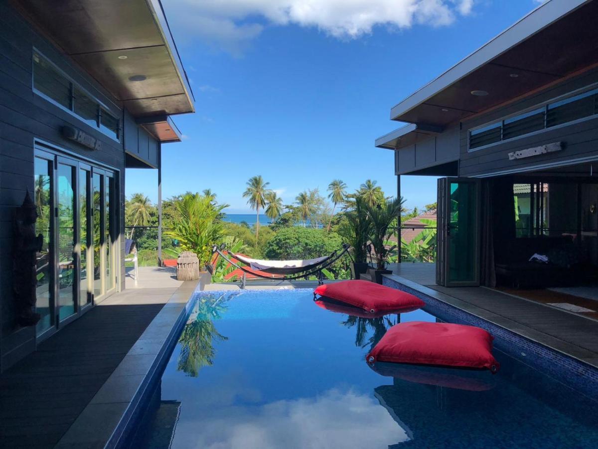 Stunning Villa With Ocean Views And Free Car Lamai Exteriér fotografie